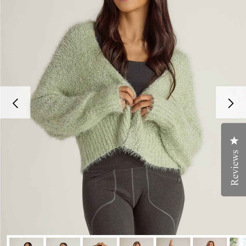 Elegant Sage Women's Cardigan